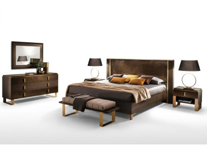 Luxus Schlafzimmer Bett Doppel Stil Modern Polster Betten Italienische