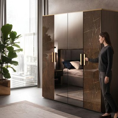 Kleiderschrank Holz Schrank Schränke Holz Garderobe Möbel Schlafzimmer