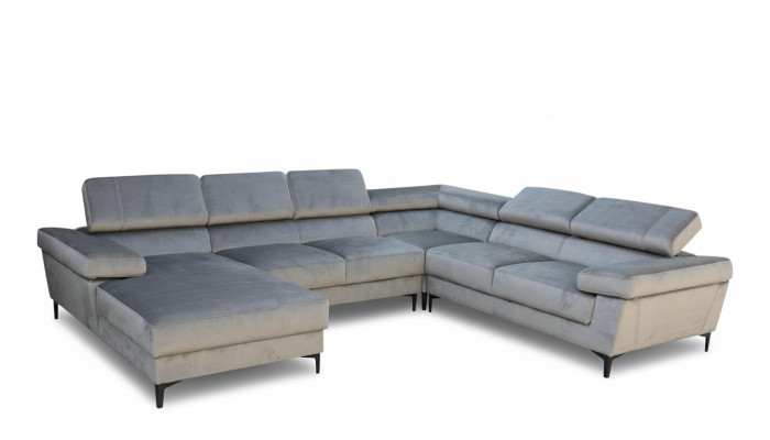 Ecksofa U Form Wohnlandschaft Polsterecke Textil Eckgarnitur Sofas Couchen Neu