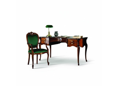 Schreibtisch Barock Rokoko Tisch 2tlg. Set Garnitur Italienische Möbel
