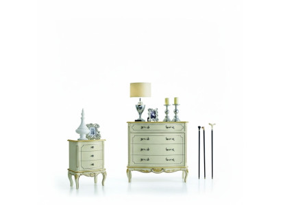 Design Möbel Stil Klassischer Luxus xxl Kommode Weiß Holz Luxus Italienische