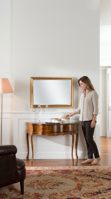 Design Luxus Möbel Stil Barock Konsolentisch Konsole Tisch Holz Anrichte