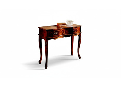 Holz Italienische Möbel Konsolentisch Braun Möbel Stil Barock Design Konsolen