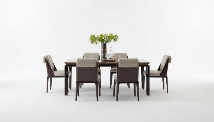 Esstisch Braun Designer Tische Modern Design Möbel Luxus Esszimmer