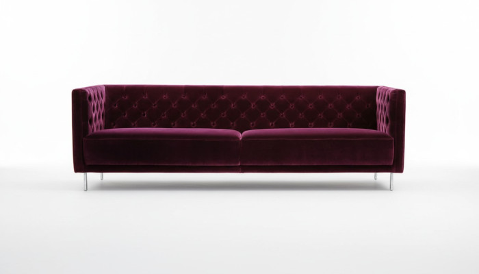Violett Chesterfield Wohnzimmer Modern Design Sofa Italienische Stil Möbel Möbel