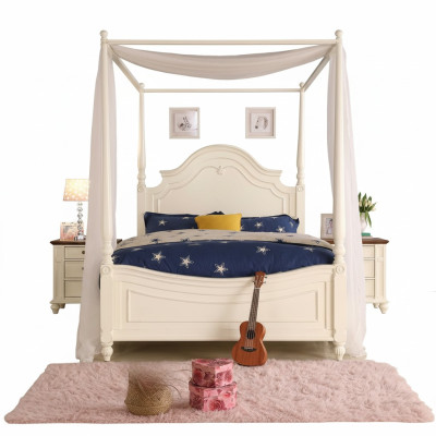 Himmelbett Echtes Holz Bett Design Luxus Betten Klassische Schlfzimmer Möbel Neu