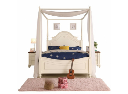 Himmelbett Echtes Holz Bett Design Luxus Betten Klassische Schlfzimmer Möbel Neu