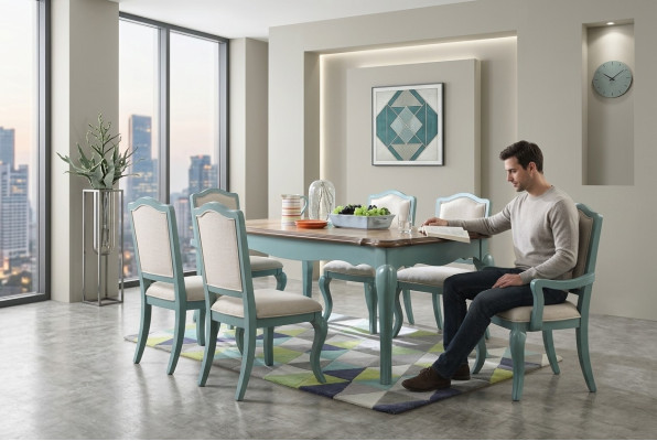 Esstisch Klassischer designer Holz Tisch Tisch Esszimmer Wohnzimmer Holztisch