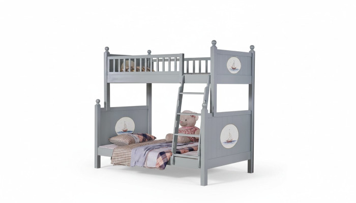Elegantes Kinderzimmer Bett Etagen Hochbett Luxus Jugendbett Hoch Etage Betten