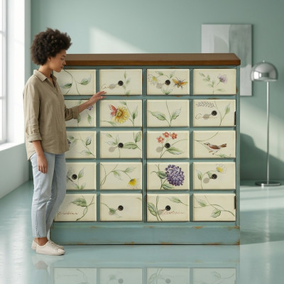 Kommode Vitrine Kommoden Apotheken Schränke Kommodenschrank Schrank