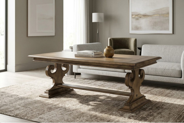 Tische Rechteckig Designer Klassischer Couchtisch Beistelltisch Tisch