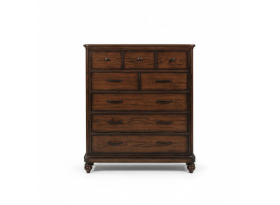 Landhaus Stil Möbel Hoch Kommode Schrank Designer Schränke Braun Sideboard Neu