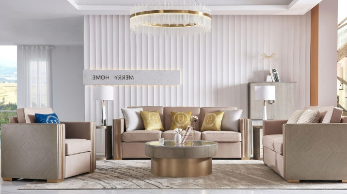 Sofagarnitur Polster 311 Sitzer Set Design Sofas Couchen Textil Modern Garnitur