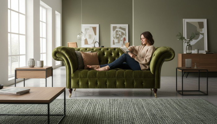 Sofa Zweisitzer 2 Sitzer Klassische Polster Neu Couchen Chesterfield Couch Neu