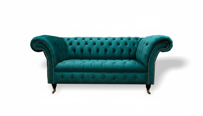 Sofa 2 Sitzer Chesterfield Polster Design Luxus Couch Sofas Lounge Club Sofas