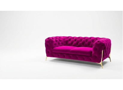 Sofa 2 Sitzer Klassische Chesterfield Sofas Couchen Polster Zweisitzer Sitz Neu