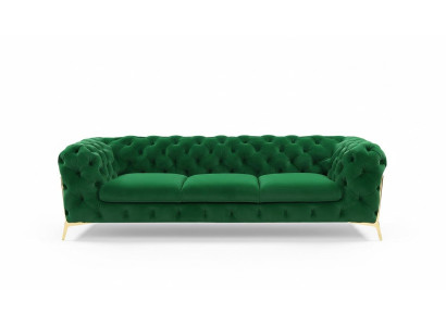 Sofa 3 Sitzer Design Sofas Polster Couchen Leder Relax Chesterfield Sitz Möbel