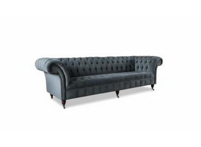 Chesterfield Leder Polster Luxus Sofa Design Couch Klassische Dekor Sofa