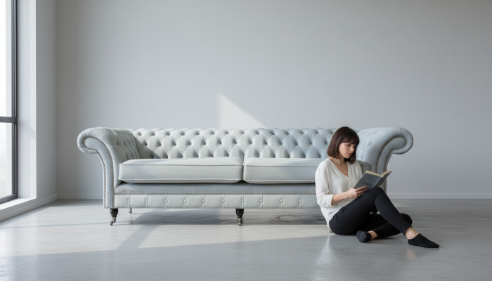 Polster Sofas Design Luxus Couch Sofa 4 er Stoff Couchen Viersitzer Samt Neu