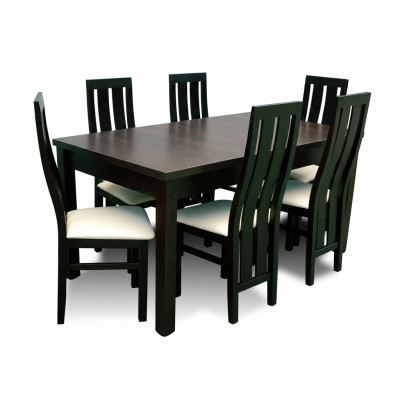 Esstisch Esszimmer Komplett Set 6x Stühle Set Ess Gruppe Holz Tisch Tische 7tlg