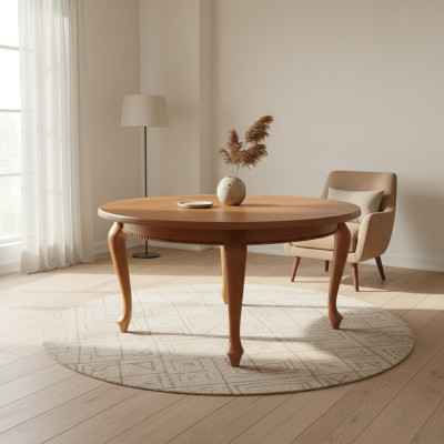 Esstisch Holztisch Holz Tische Tisch Esszimmer Design Luxus Möbel 150x150/200cm