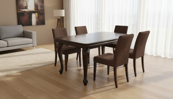 Holztisch Esstisch Tisch Holz Tische Ess Zimmer Möbel Echtholz 90x170/250cm Neu