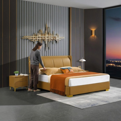 Klassisches Bett Doppel Hotel Betten 180x200 Möbel Schlafzimmer Luxus