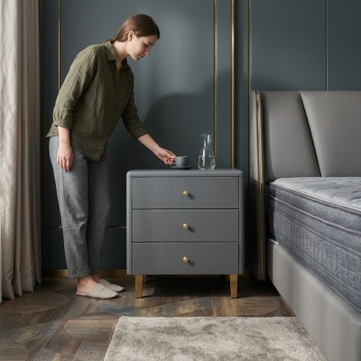 Nachttisch Konsolen Beistell Schlafzimmer Deko Tisch Nachtkonsolen Holz
