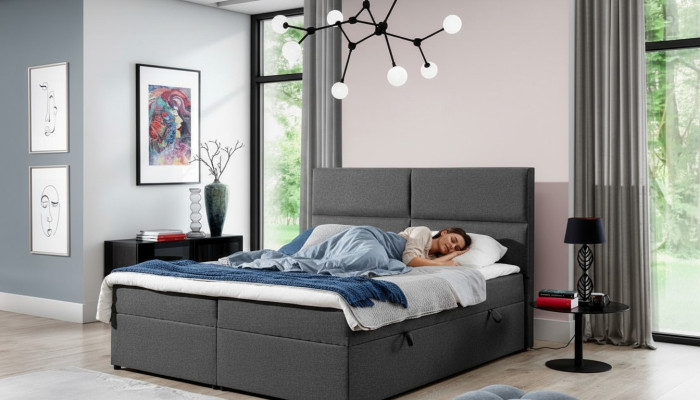 Designer Bett Chesterfield Textil Hotel Betten Doppel Schlafzimmer Luxus 180x200
