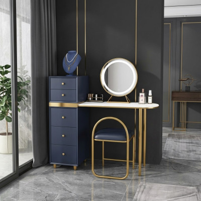 Schminktisch Spiegel Hocker Set Kommode Schlafzimmer Neu Make Up