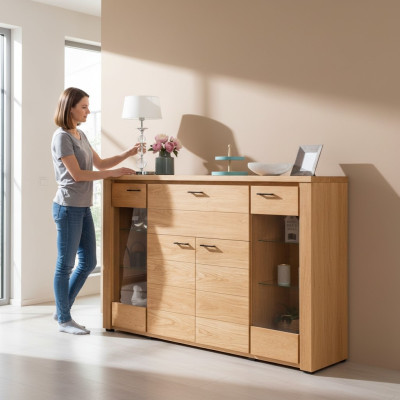 Kommode Vitrine Kommoden Vitrinen Vitrine Schrank Sideboard Schrank