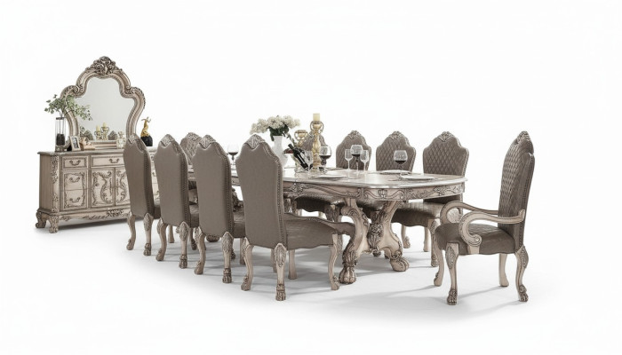 Gruppe Sessel Holz 10x Stuhl Set Esszimmer Polster Stühle Lehnstuhl Stuhl Barock