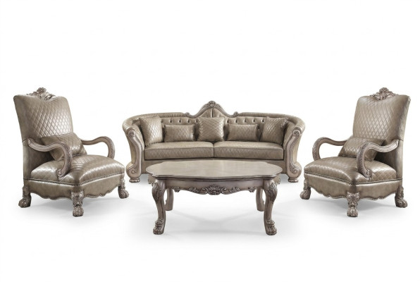 Sofa Polster Couchtisch Holz 4tlg Luxus Möbel Sofagarnitur Couch Sofas Garnitur
