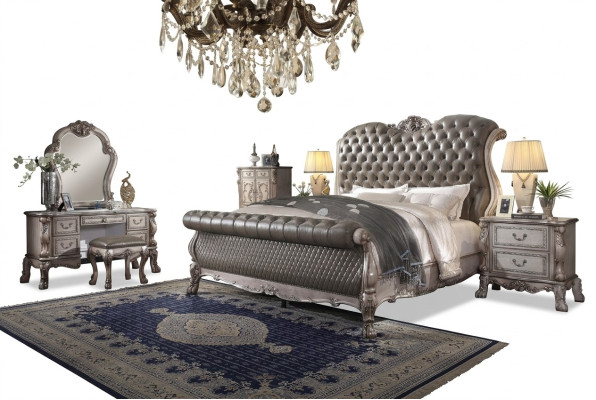 Schlafzimmer 6 tlg Design. Schlafzimmer Komplett Set Bett Nachttisch Kommode Neu