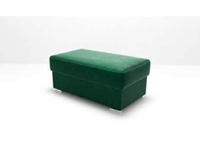 Möbel Wohnen Sitzbänke Sitz Textil Grün Design Ottomane Hocker Polsterhocker Fuß