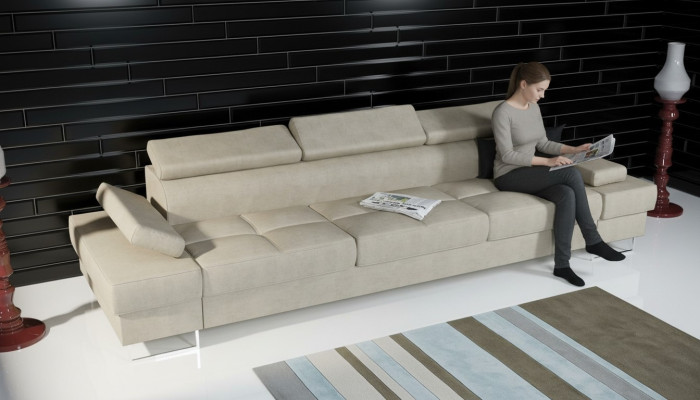 Sofa 4 Sitzer Couch Polster Design Sofa 4er Sitz Sofas Textil Design Sofa Möbel