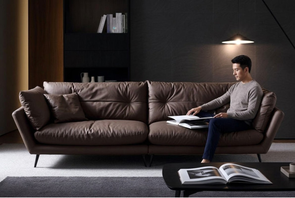 Moderne 4er Sitz Sofas Wohn Zimmer Möbel Vier Sitzer Couch Design Sofa