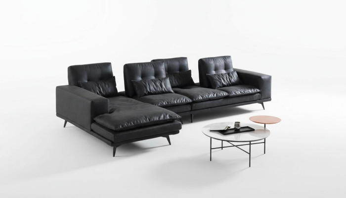 Wohnlandschaft Design Ecksofa Textil Leder Neu Sofas L Form Sofa Couch
