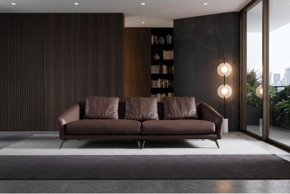 Moderne 4er Sitz Sofas Möbel Vier Sitzer Wohn Zimmer Couch Design Sofa