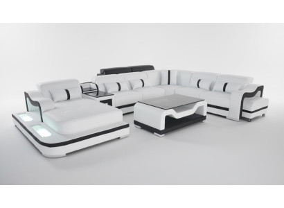 Design Modern Sofa Couch Ecksofa Polster Neu Wohnlandschaft U-Form