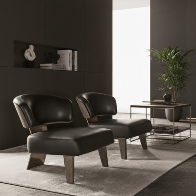 Design Sessel Couch Sofa Relax Stoff Luxus Lounge Fernseh Club Sitzer