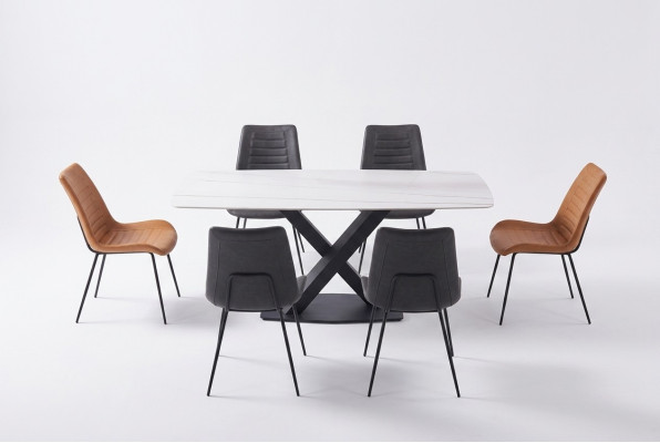 Luxus Esszimmer Tische Tisch Metall Esszimmertisch Moderner Möbel Neu Edelstahl