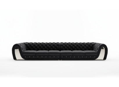Sofas 6 Sitzer Textil Big Xxl Wohnzimmer Stoff Neu Sofa Couch Polsterung Möbel