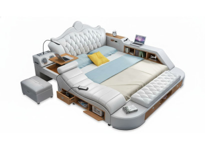 Chesterfield Doppel Luxus Design Bett Polster Betten180x200 Multifunktion