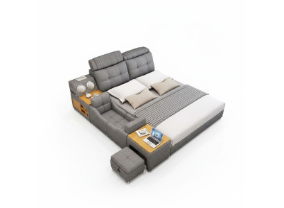 Bettgestell Betten 180x200cm Hotel Multifunktion Bett Doppelbetten
