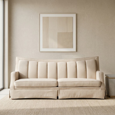 Stoff Sofa Dreisitzer Möbel Relax Sitz Design Couch Lounge Sofas Textil 3 Sitzer
