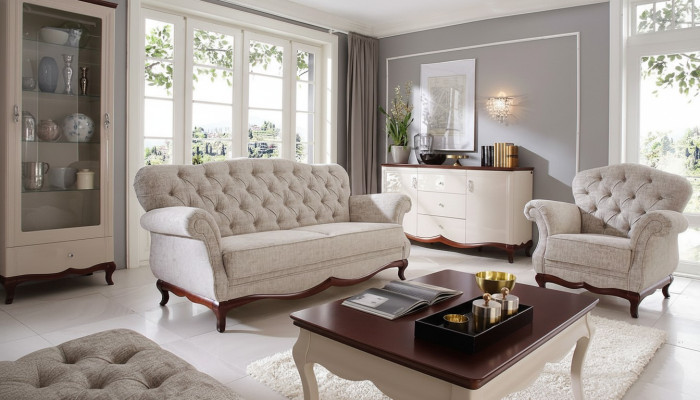 Designer Möbel Sofa Coch 3 Sitzer Polster Sofas Wohnzimmer Couchen Modern Stil