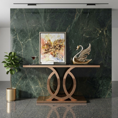 Designer Holz Konsolentisch Tisch Konsole Konsolentische Luxus Konsole