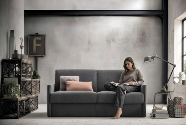Design Sofa 2 Sitzer Couch Polster Sofas Stoff Wohnzimmer Textil Couchen Neu