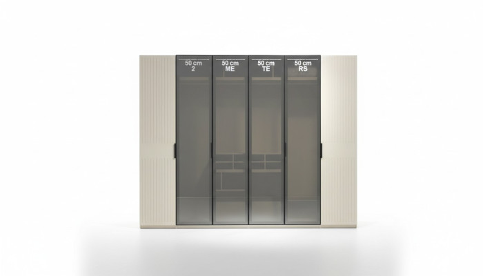 Neu und Modern Schlafzimmer Hochwertiger Kleiderschrank mit Elegantem Design